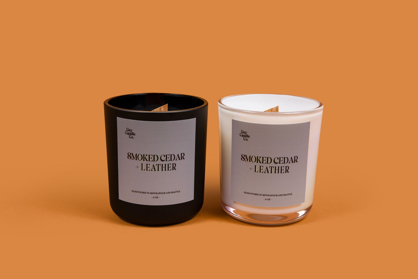 Smoked Cedar + Leather Candle